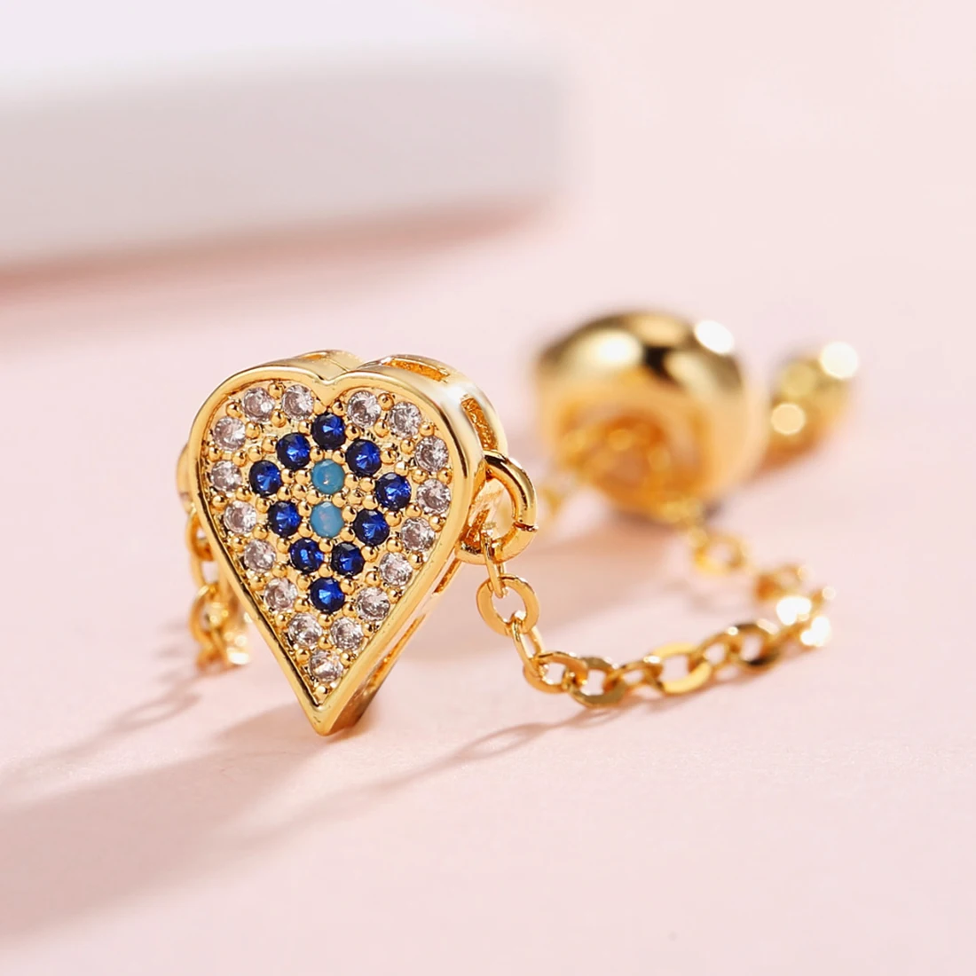 Роскошное турецкое очаровательное кольцо, изысканная Регулируемая цепочка, шикарное ювелирное изделие, знак лаки для модных женщин, золотого цвета, кольца на палец
