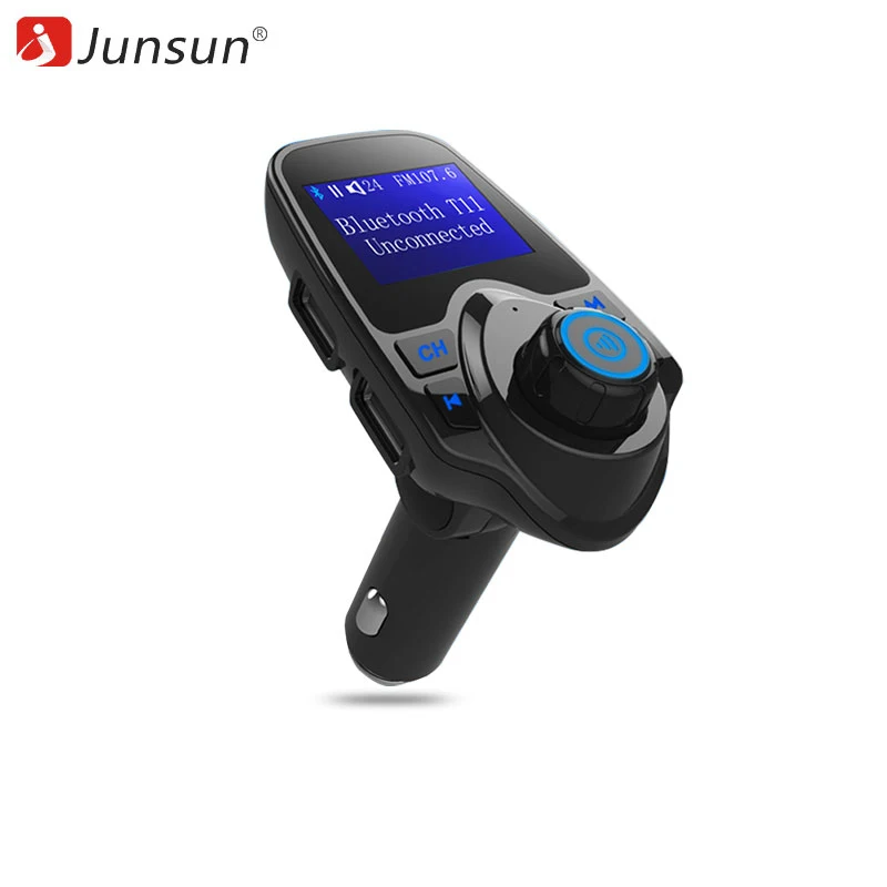 Junsun Bluetooth Автомобильный fm трансмиттер Handfree MP3 аудио плеер двойной зарядное