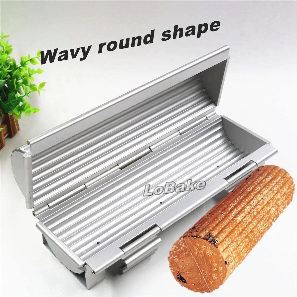 

Hard durable toaster round shape fluted wall aluminium moldes bakeware toast French bread metal mold for DIY bakery accessories