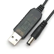 USB повышающий мощность линии DC 5 В к DC 9 В/12 В Повышающий Модуль USB конвертер Кабель-адаптер 2,1x5,5 мм разъем