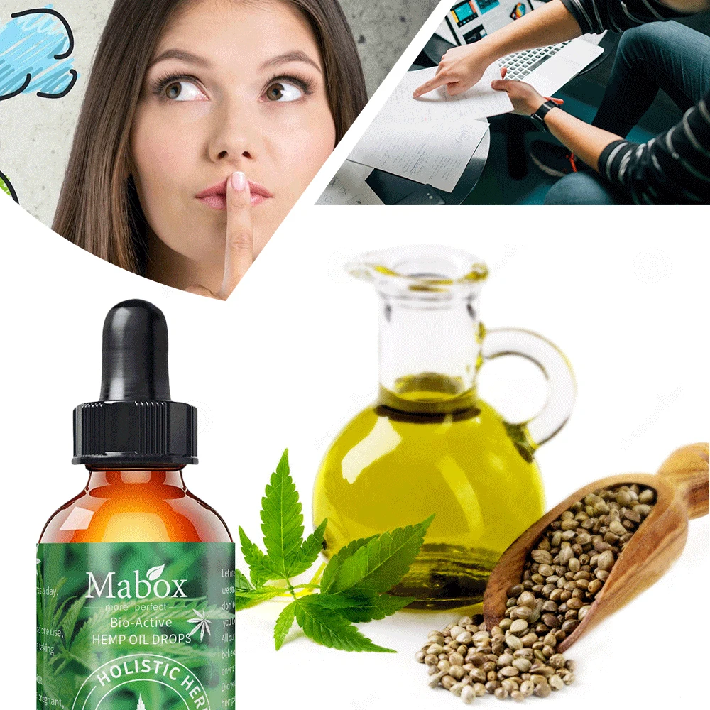 MABOX Hemp Oil 100 Pure Natural Plant Extract Contribute to Good Health it Helps Reduce Anxiety 3