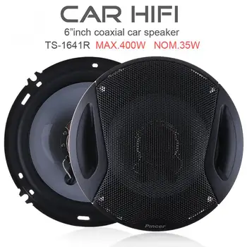 

2pcs 6inch car speaker 400W Max 2 Way Car Coaxia speakerl Auto Audio Music Stereo Speakers for Vehicle Door SubWoofer wholesale