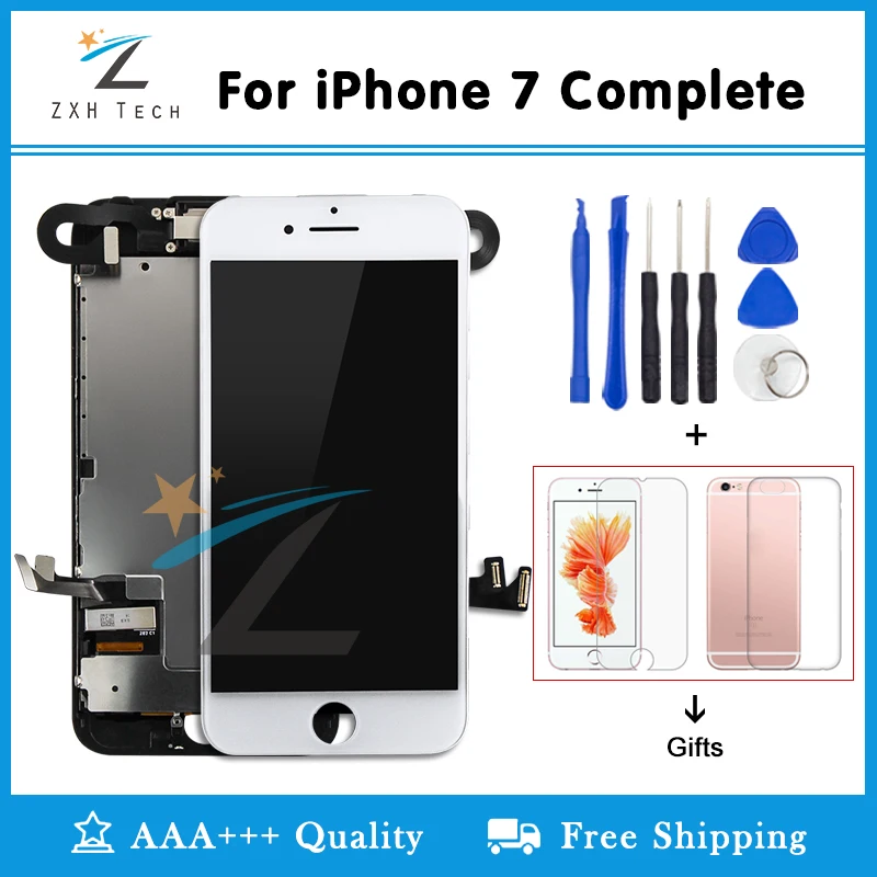 3D сенсорный экран для iPhone 7/7 plus ЖК дисплей с дигитайзером в сборе запасной