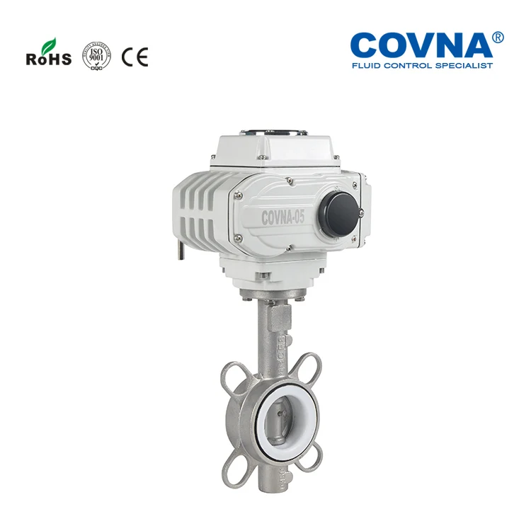 DN80 3 дюймов Электрическая пластина Тип Нержавеющая сталь 304 клапан-бабочка, ВКЛ/ВЫКЛ Тип