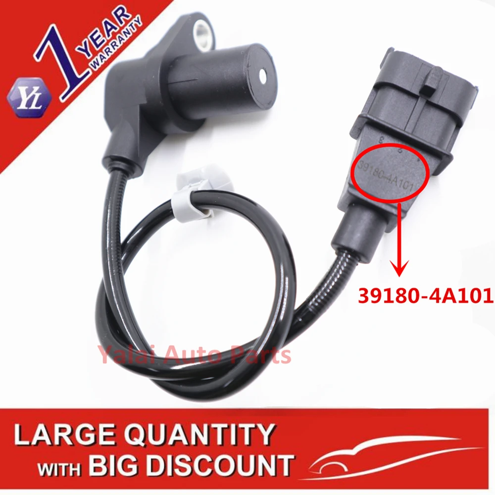 

Crank Crankshaft Position Sensor 39180-4A101 39180-4A800 39180-2A000 39180-4A400 For Kia Sorento I 2002-2009 High quality New