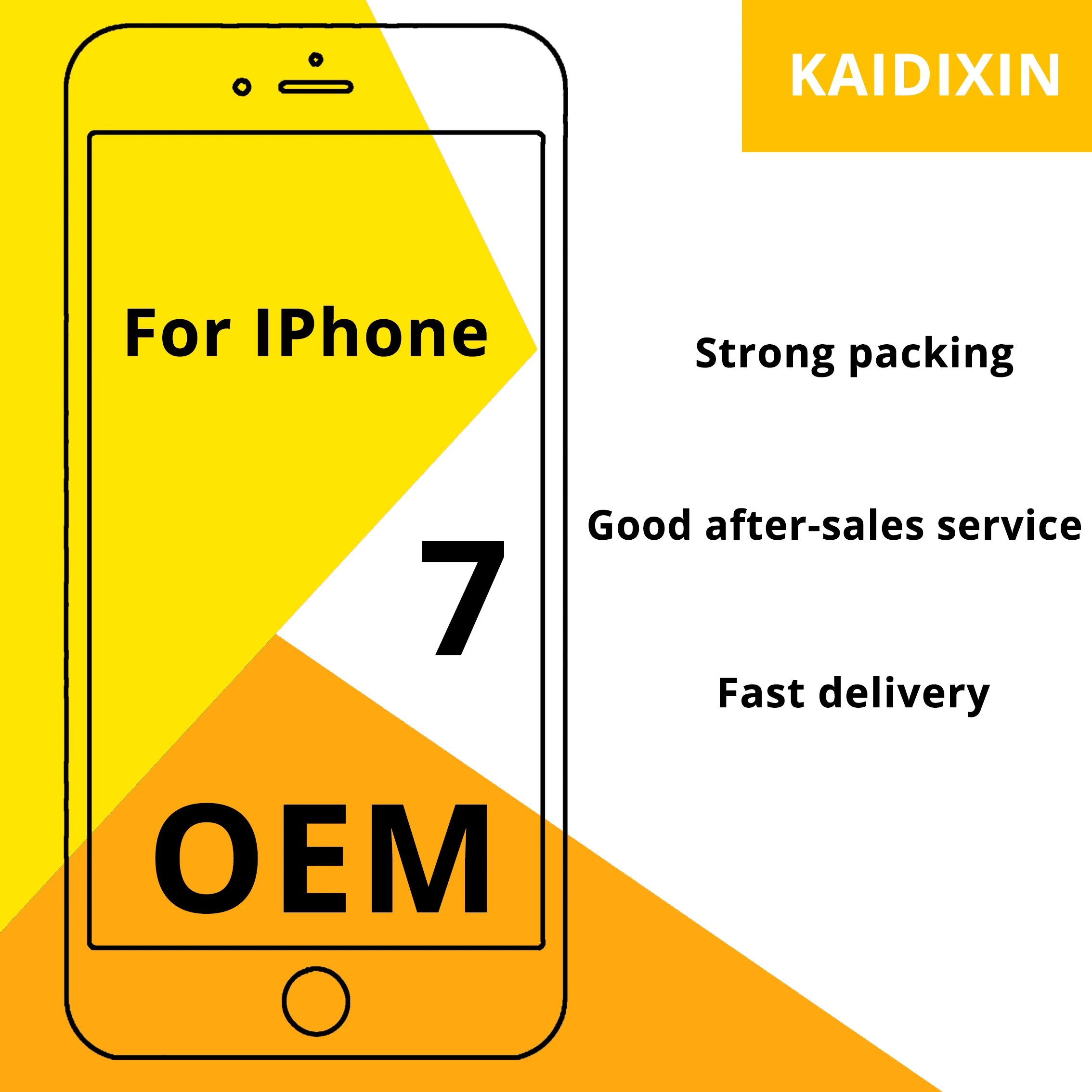 

OEM AAA+++ Quality For iPhone 7 LCD 100% No Dead Pixel pantall For iPhone 7 Screen Digitizer assembly Replacement Free Tools