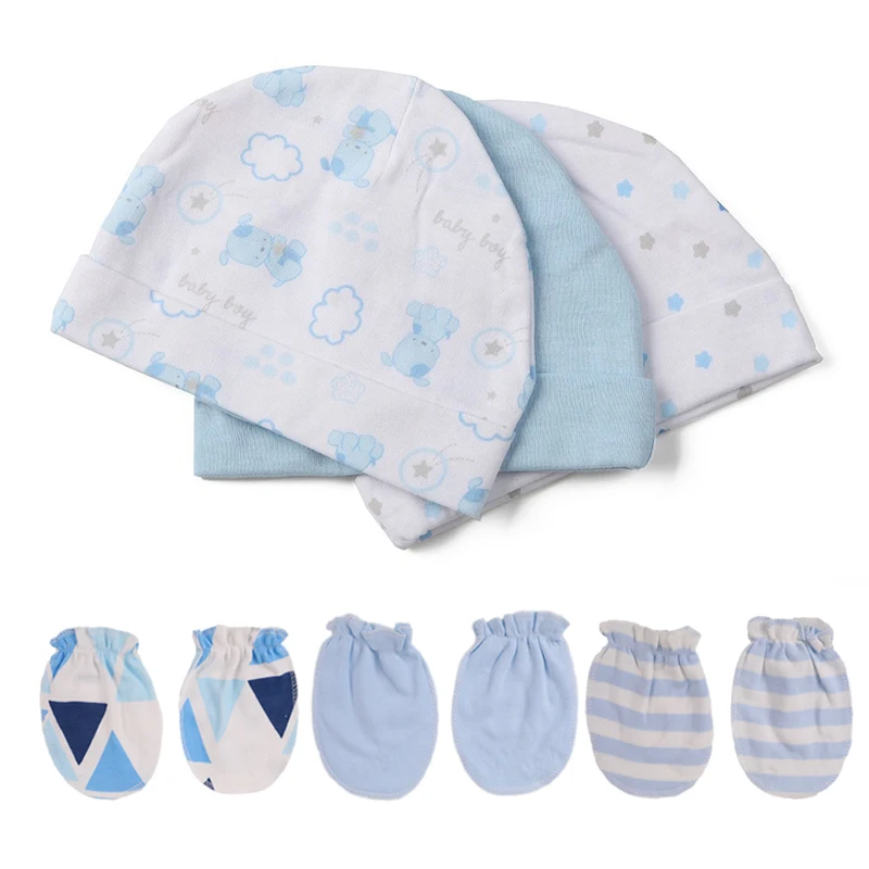 Супер хлопковые детские колпачки и шапки для маленьких мальчиков и девочек, детские перчатки, комплект одежды для малыша, аксессуары для новорожденных
