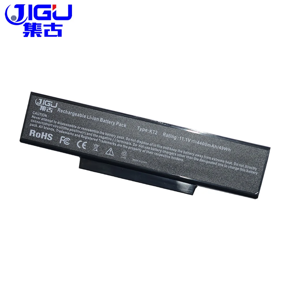 JIGU 6 ячеек Аккумулятор для ноутбука ASUS K72JK серии K73 N73JF X77JQ K72JL K73E N73JG X77JV K72JM K73J N73JN|laptop