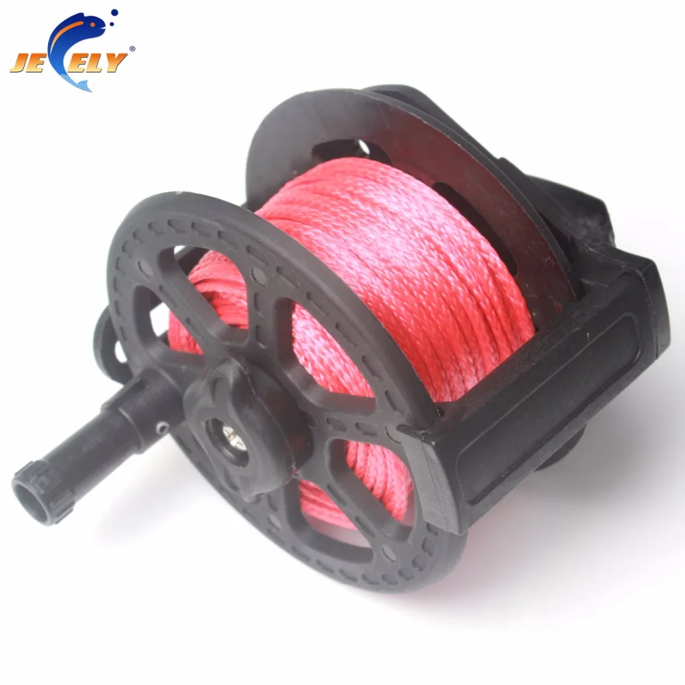 Wooden or Metal Spearfishing Reel With 30M/50M Spectra Line