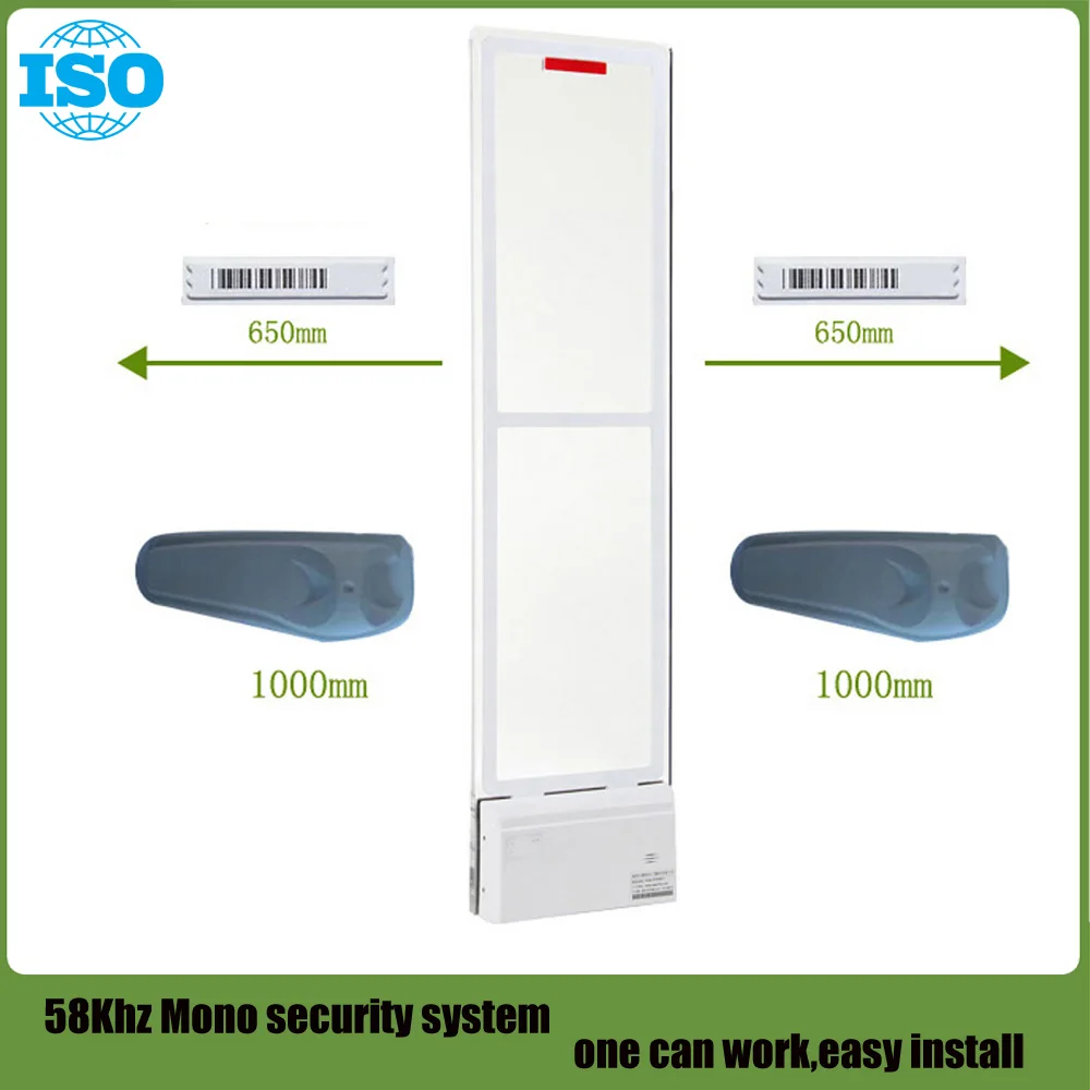 

eas system 58Khz mono acrylic shoplifting security alarm system eas antenna