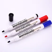 10Pcs/lot Wholesale Erasable Whiteboard Marker Pen Brush Deli Liquid-ink Dry Erase Writing Pen Stationery Classroom Supplies low odor dry erase markers pen chisel tip whiteboard marker pen office supplies stationery