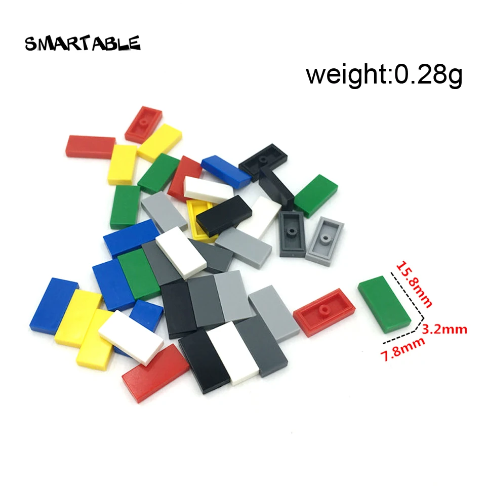 

Smartable Tile 1x2 with Groove Building Blocks MOC Parts DIY Toy set For Kids Creative Compatible Major Brands 3069 350pcs/lot