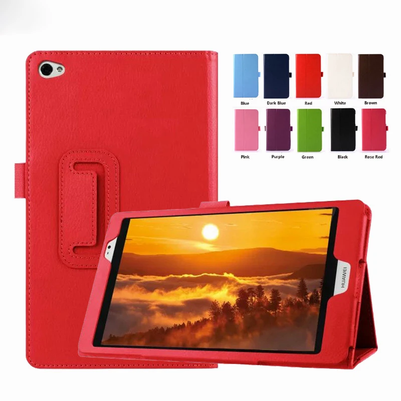 

KiKiss Tablet Cover Case PU Cover For Huawei MediaPad M2 M2-801W M2-803L M2-801L M2-802L 8 Inch Ultra Slim PU Stand Case