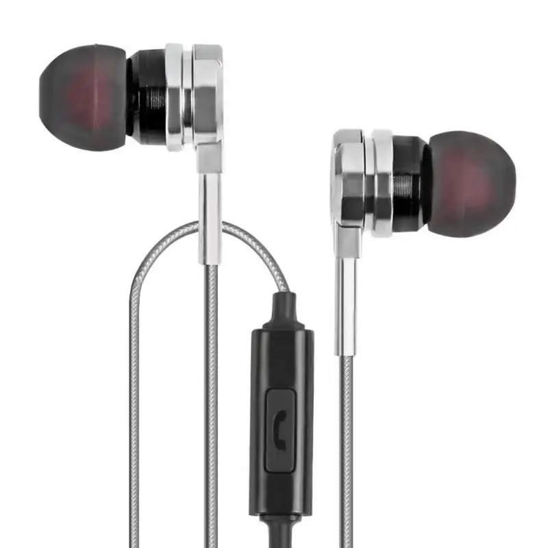 High Quality Metal In ear Earphone HIFI Stereo Sound Music Headset