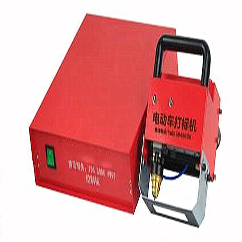 Portable Metal Pneumatic Dot Peen Marking Machine For VIN Code(80*20mm