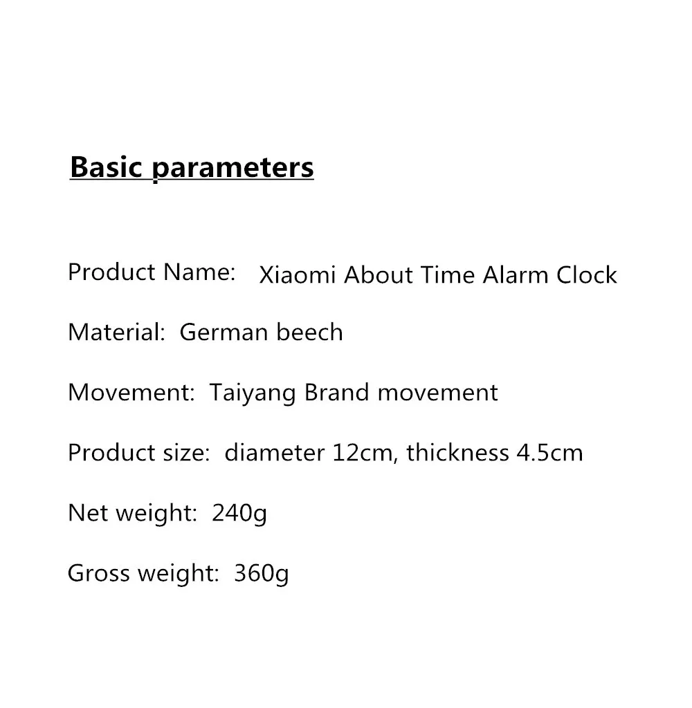Xiaomi Mute Wooden Alarm Clock (12)