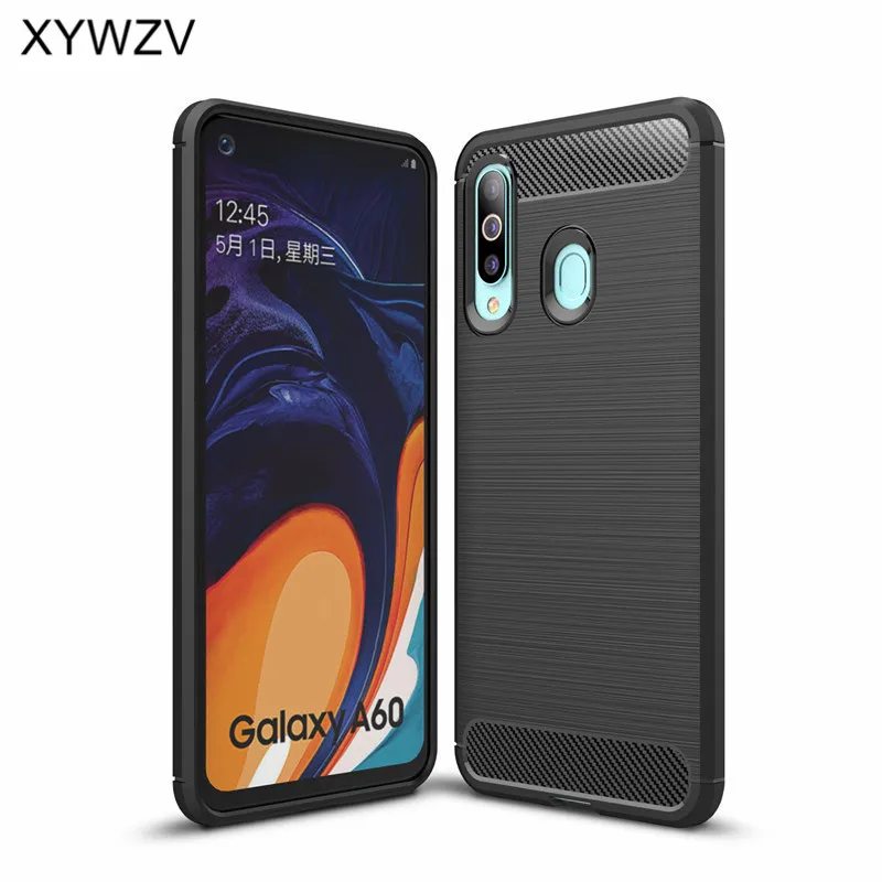 For Samsung Galaxy A60 Case Armor Protective Soft Silicone Rubber Phone Case For Samsung Galaxy A60 Back Cover For Samsung A60