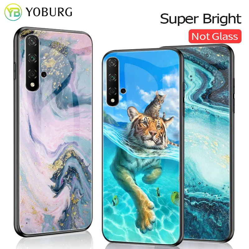 

For Huawei Honor 20 20i Lite Case Bright Glossy Cover PC+TPU For Huawei Honor 20i 20 Lite Honor 20 Pro Huawei Honor 20 Case
