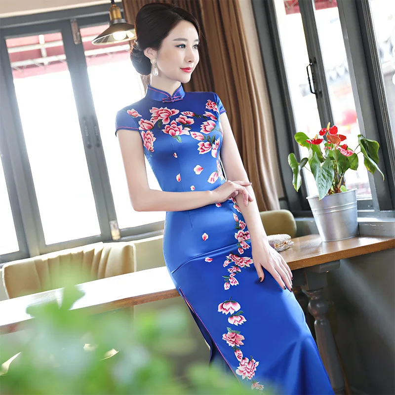 Busty chinese dress