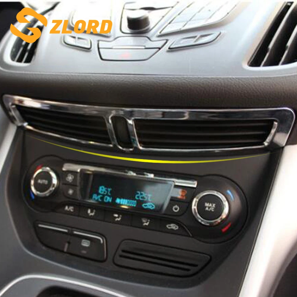 

Zlord ABS Chrome Car Air Vent Protection Cover Air Conditioning Outlet Trim Sticker for Ford C-Max Cmax 2011 - 2014