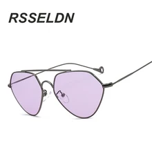 RSSELDN 2017 Fashion Women Cat Eye Sunglasses Brand Design Triangle Shape Sun Glasses Female Glasses Lens Oculos UV400