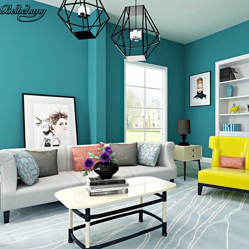 

beibehang Modern minimalist non - woven wallpaper matte pure plain warm bedroom living room TV backdrop home decoration