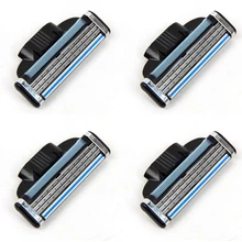 8pcs/set 3 Razor Blades Standard RU Trimmer Shaving Razor For Men 3 Blades Shaver Close Men Shaving Razor Cartridge GFLV
