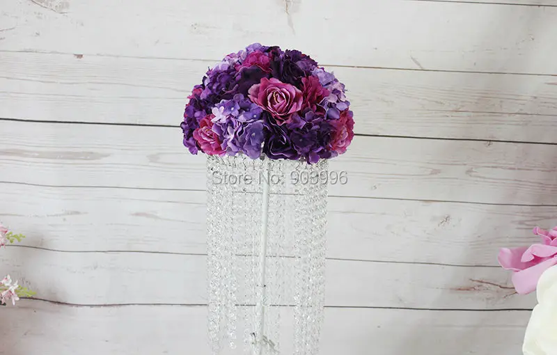SPR Purple table centerpiece artificial rose wedding flower wall backdrop road lead arch flower ball for party arrangement SPR Purple table centerpiece artificial rose wedding flower wall backdrop road lead arch flower ball for party arrangement