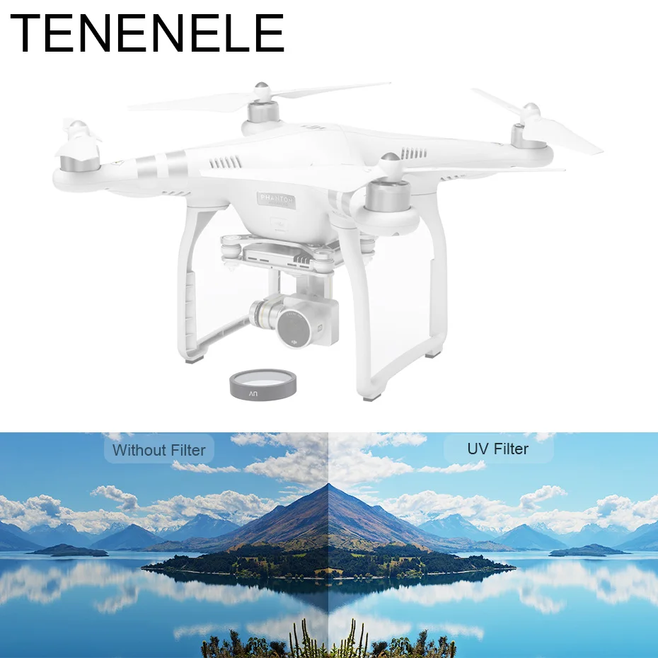 

Drone Filter UV Polarizing Camera Filters For DJI Phantom 3 4K/SE/Advanced/Standard/Professional ND 4 8 Lens Filter Accessories