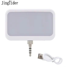 2018 hf0901 светодиодной вспышке Selfie Flash заполняющий свет 3 режима 400 мАч 3.5 мм Jack LED заполняющий свет для iphone samsung Huawei LG ксиоми телефон