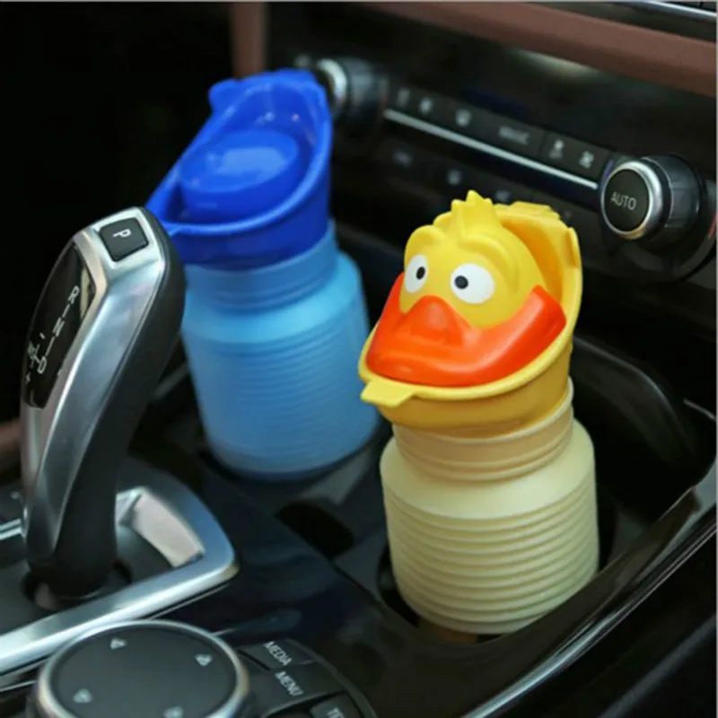 

Baby Travel Child Urinal Car Portable Urinal Cartoon Urine Bucket Car Emergency Storage Storage Bag Urinals for Men