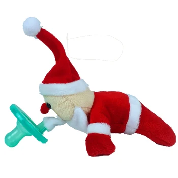 

Pacifier plush toy baby plush toy soft and safe baby hanging children's silicone 3-12 months safe and non-toxic, soft bite bite