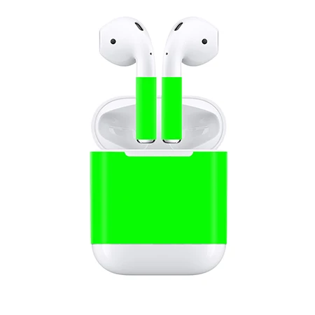 Чистый дизайн Виниловая наклейка наушники для AirPod скины съемная ПВХ
