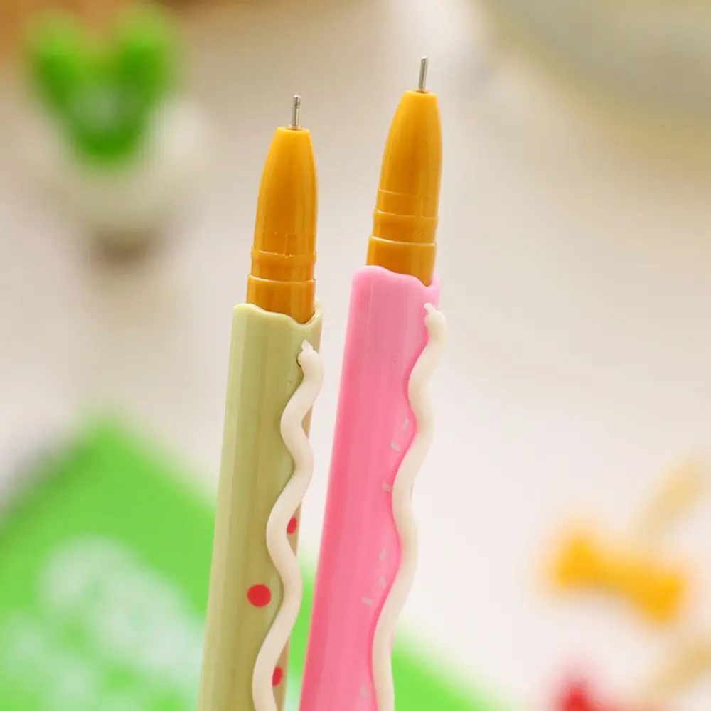 1 шт 0,5 мм корейские милые кавайные шоколадный торт гелевая ручка Набор для письма офисные школьные принадлежности канцелярские принадлежности подарок для детей и студентов