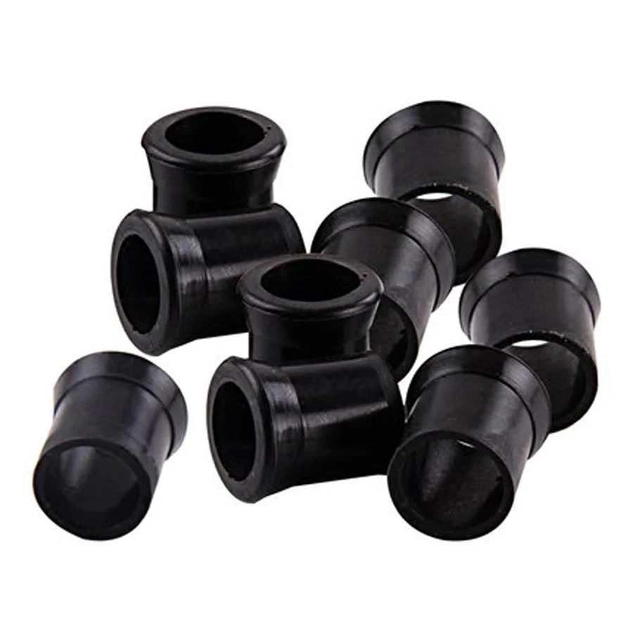 많은 10pcs 검은 고무 담배 파이프 팁 그립 담배 흡연 파이프 마우스 피스 물린 흡연 파이프 깨끗한 액세서리 클리너 도구