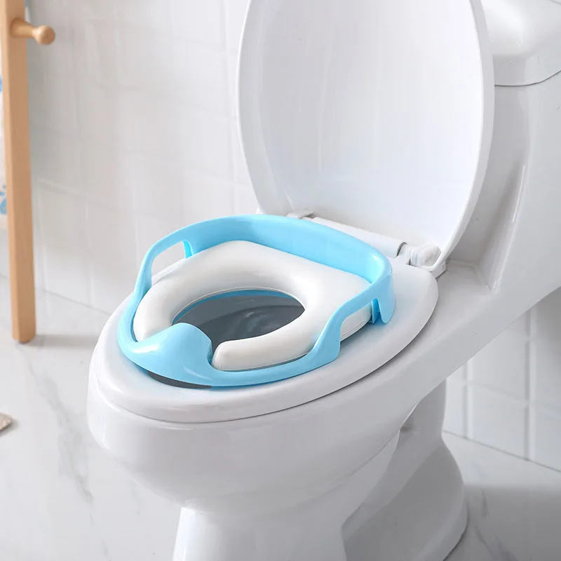 CACX Baby Potties Training Safe Potty Seat For Kids Toddlers Boy Girl Toilet Seat for Baby Cushion Handle Toilet Anti-slip Chair CACX Baby Potties Training Safe Potty Seat For Kids Toddlers Boy Girl Toilet Seat for Baby Cushion Handle Toilet Anti-slip Chair
