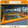10x5m Air Tight Water Floating Inflatable Football Field Beach Inflatable Volleyball Court For Sale 5