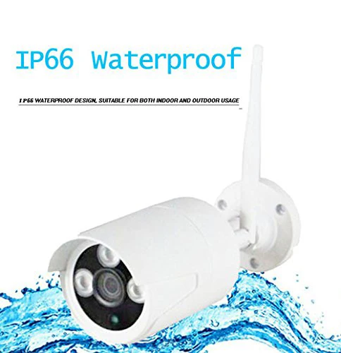 Водонепроницаемая цилиндрическая IP камера SmartYIBA 720P Full HD Wi Fi безопасности с SD