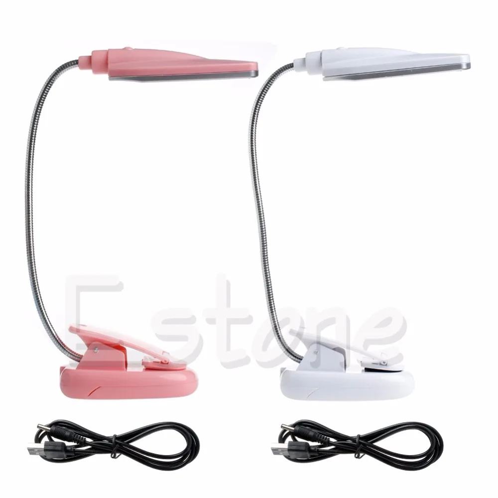  Reading light Flexible USB 28 LED Light Clip On Bed Table Desk Lamp Reading light - 32847807561
