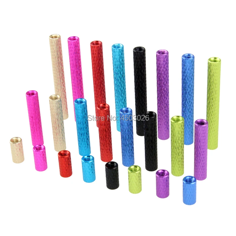 10pcs-M3-Standoff-Aluminum-Column-10mm-15mm-20mm-25mm-30mm-35mm-40mm-Round-Alloy-Spacer-Stud