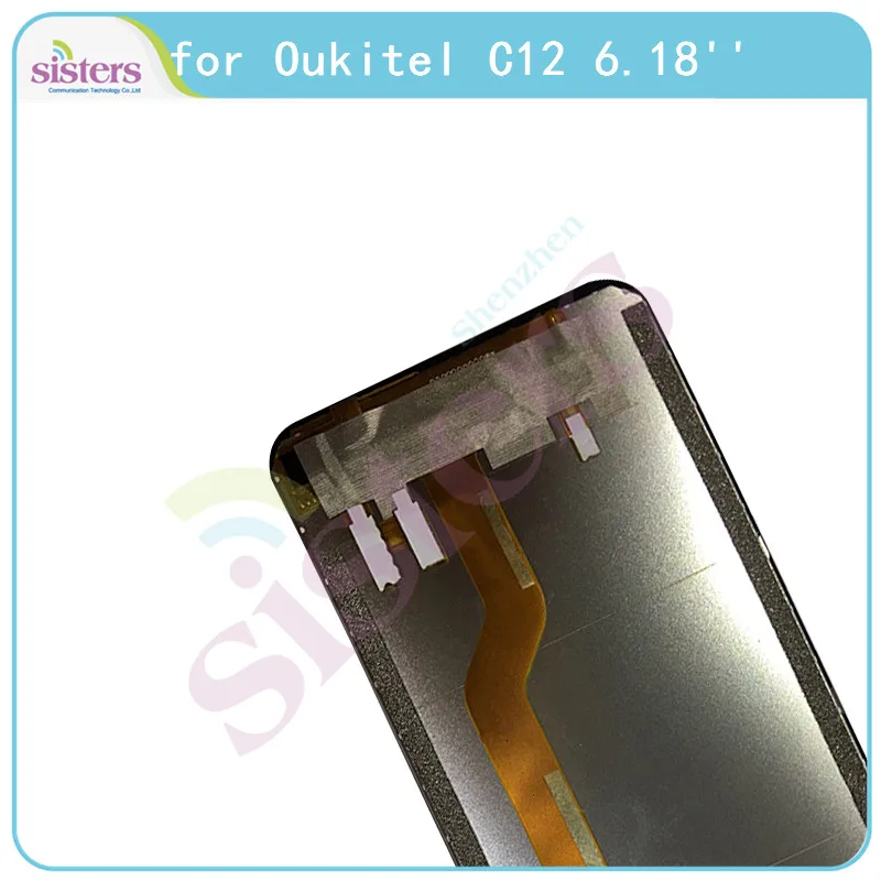 LCD Screen for Oukitel C12 LCD Display Touch Screen Digitizer For Oukitel C12 LCD Assembly Phone Replacement Original Tested Top (5)