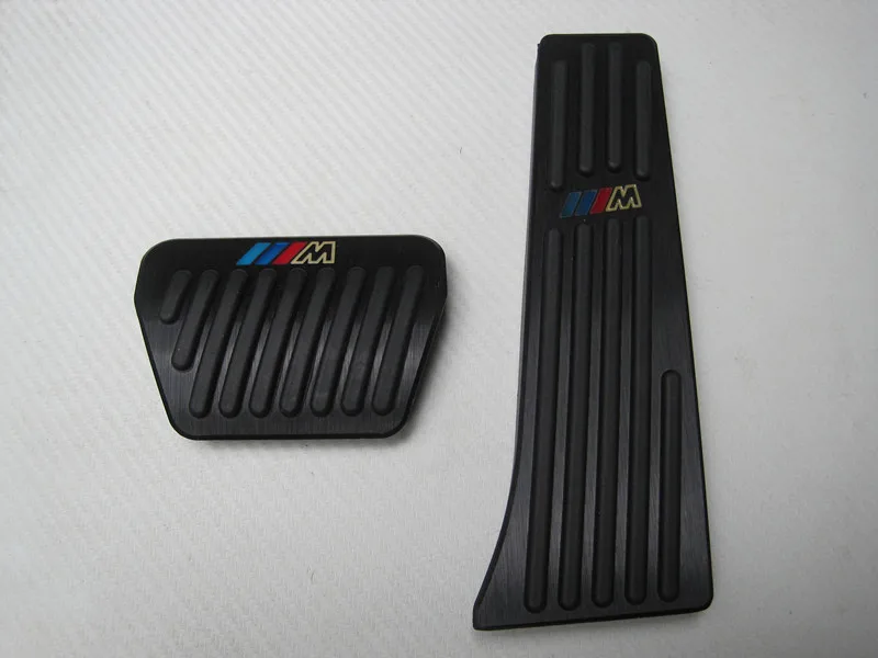 

Car Accessories AT Accelerator Brake Foot Rest Pedal Pads For BMW X5 X6 Series E70 E71 E72 F15 with logo