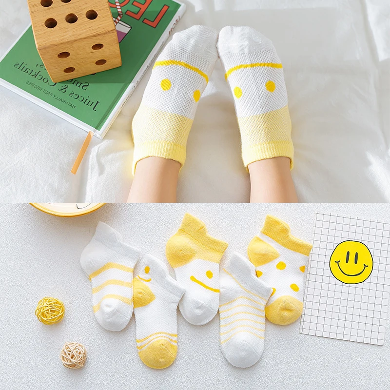 

Yellow 5 Pair Baby Socks Cotton Kids Girls Boys Children Socks for 0-12 Year 2019 Autumn Winter New Infant Toddler Kids Socks