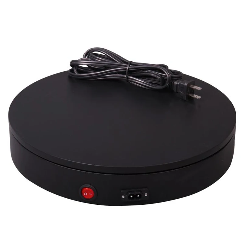 Merchandise Display Base 360 Degree Electric Rotating Turntable for Jewelry 15kg Capacity 20CM Automatic Revolving Platform|turntable
