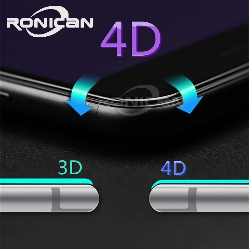  4D Gehärtetem Glas Für iphone 7 8 6 6s Plus Anti Blau Licht Screen Protector Volle Abdeckung Glas F