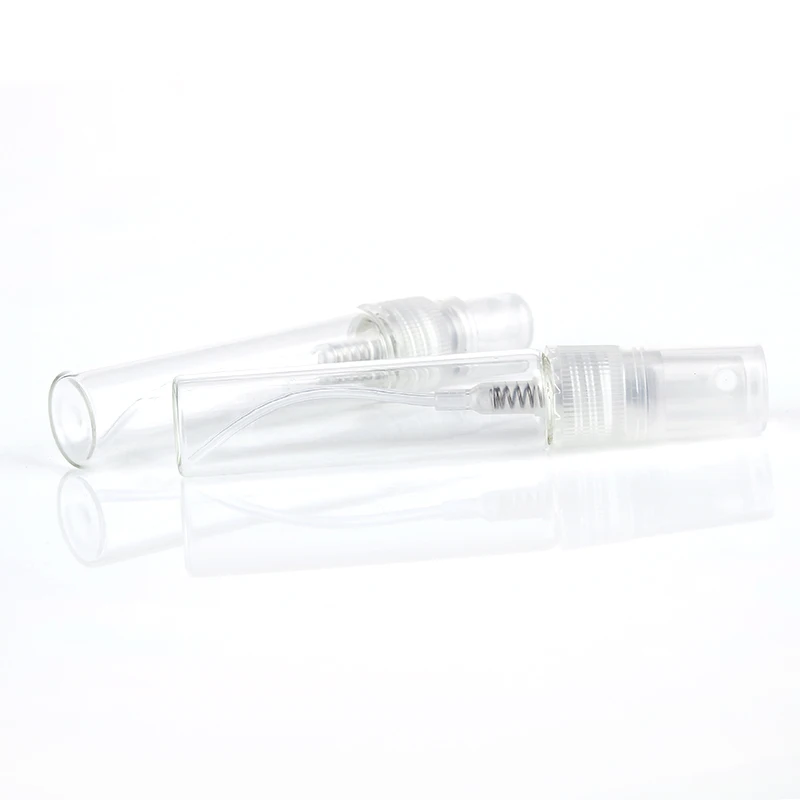 1 шт 3 мл 5 мл мини микро стеклянная бутылка-спрей прозрачный парфюм надувная трубка бутылка пустой парфюмерный флакон-капельница для путешествий