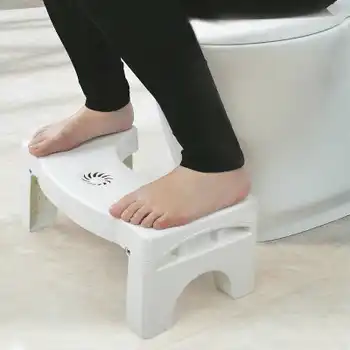 Genuine Vaknz Bathroom Folding Portable Stool Toilet Stool Step Footstool