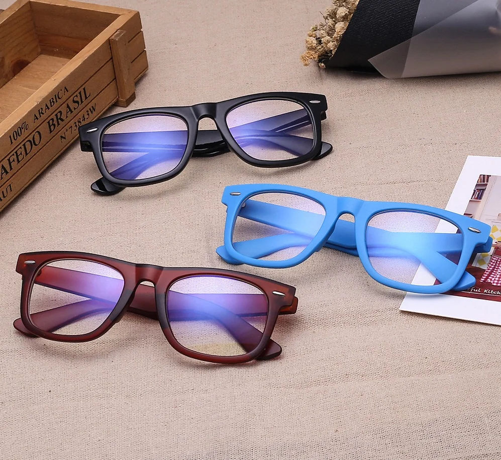 SOZO TU Classical Goggles Anti Blue Ray Glasses Women Men Rivet Eyewear