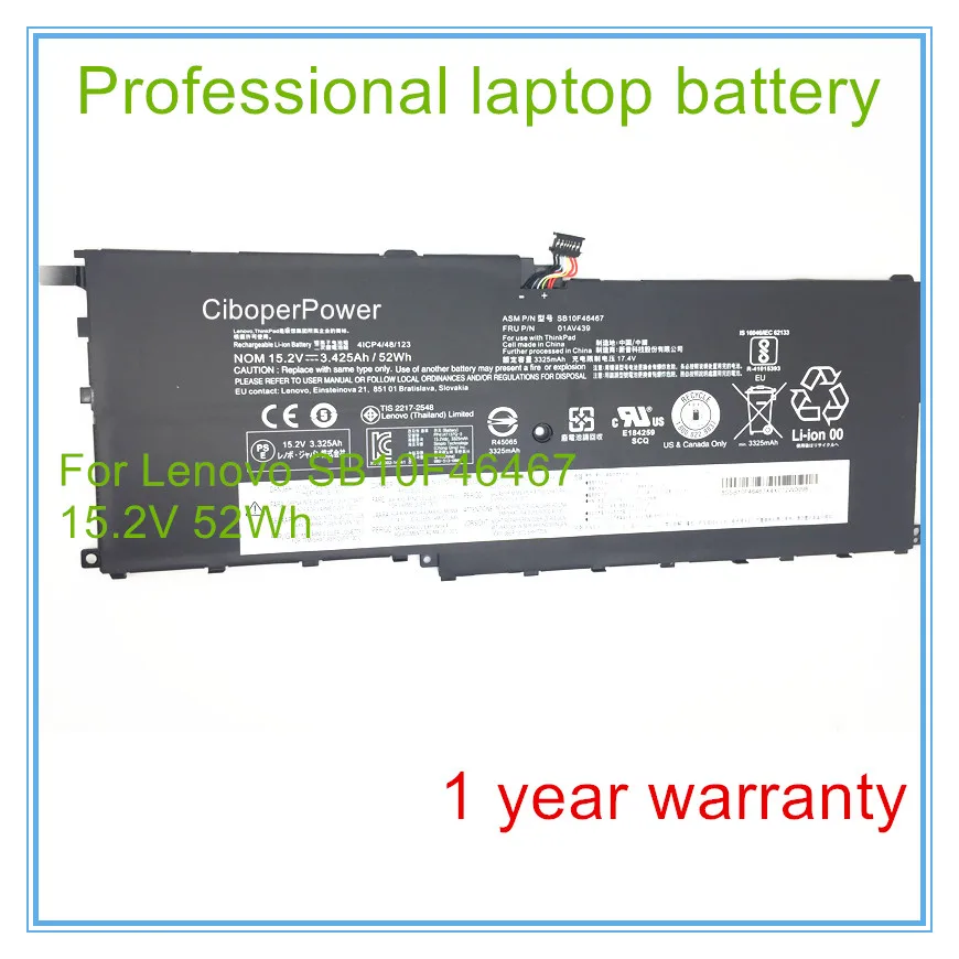Original laptop batteries for X1 Carbon 20FB,X1 Carbon 4th Gen