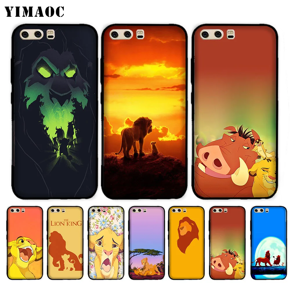 

lion king Soft Case for Huawei P8 P9 Lite Mini P10 P20 P30 Plus Pro P Smart Z 2019